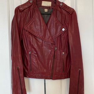 William Rast vintage 100% leather jacket